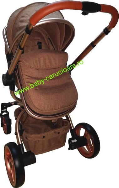 Carucior nou nascut 3 in 1 Baby Care 360° lux